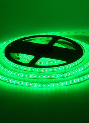 Світлодіодна стрічка зелена 12 v smd2835 120 led/м ip65