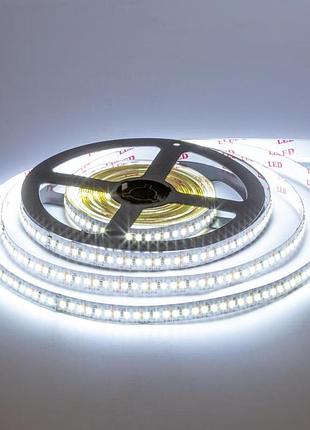 Світлодіодна стрічка біла 12 v avt smd3014 204led/м ip20