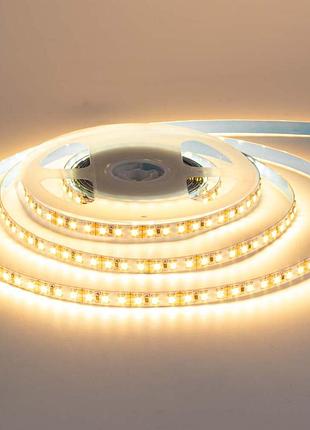 Світлодіодна стрічка біла тепла 12 v avt-prof smd3528 13w/m 120 led/м ip20