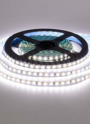 Світлодіодна стрічка біла нейтральна 12 v avt smd3528 120 led/м ip20