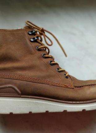 Кожаные зимние ботинки ecco gore-tex 35 р