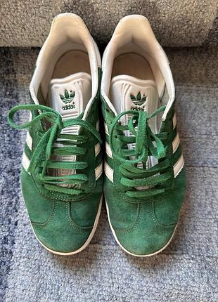 Кеди зелені adidas gazelle