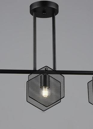 Люстра в стилі лофт sirius b s2473/3 bk чорна