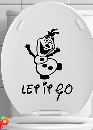Наклейка: let it go (027)