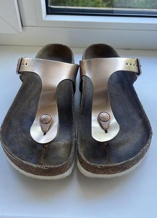 Шкіряні шлтопанці birkenstock