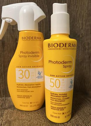 Bioderma spf спрей 200 та 300 мл