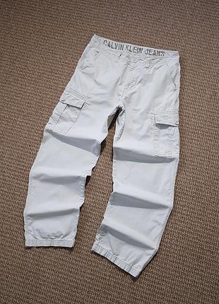Calvin klein jeans штаны карго оригинал (w33 l32)