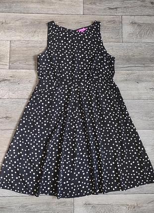 Платье ,сарафан в горошек, 100%вискоза