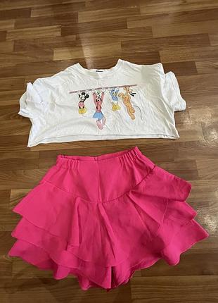 Шорти-спідниця розмір s