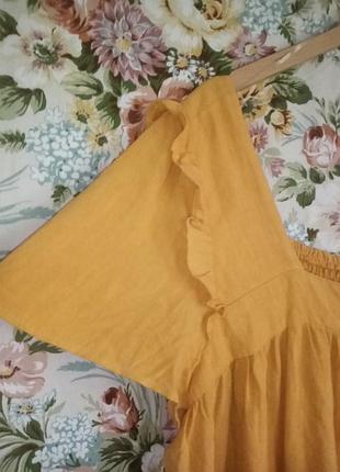 Plus size блуза вискоза/лен, 56 2