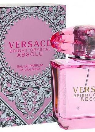 Жіноча парфумована вода versace bright crystal absolu(версаче абсолют) 90 мл