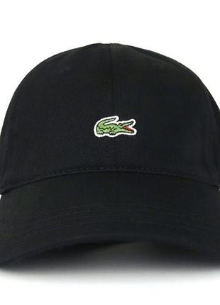 Кепка bandouliere lacoste twill cap чорна