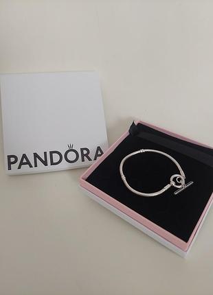 Браслет pandora з оригінальною застібкою