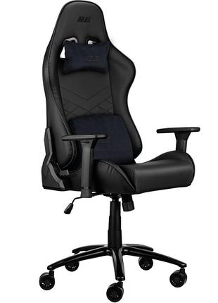 Крісло ігрове 2e gaming bushido ii black/black