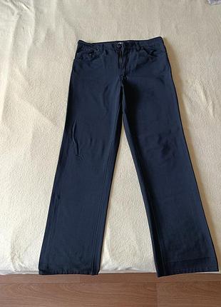 Брюки джинсы мужские черные размер l