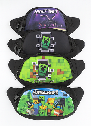 Детская сумка бананка майнкрафт minecraft для мальчика