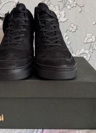 Чоловічі кросівки високі шкіряні gino rossi