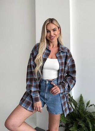 Сорочка в клітинку