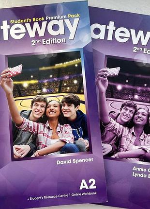Підручники з англільйської gateway a2 students and workbook