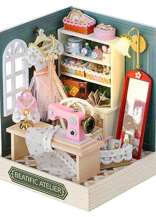 3d румбокс- конструктор  “мастерская ателье” diy dollhouse