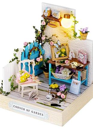 3d румбокс- конструктор   “садовый уголок” diy dollhouse