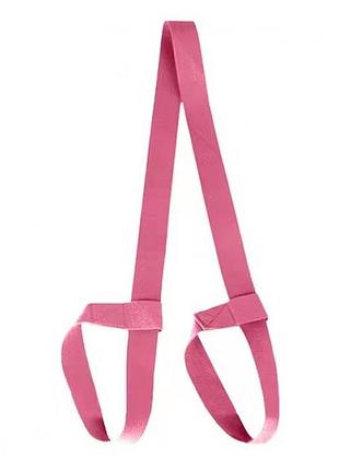 Слинг перетяжка для переноски коврика йоги кораловый