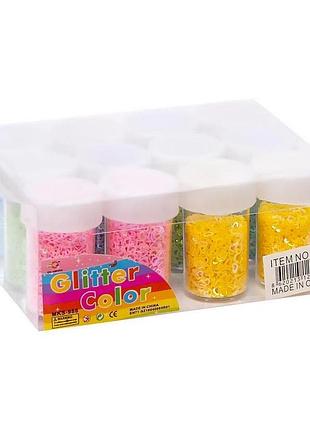 Набор блесток для творчества color-it 151sp сердечки, звезды