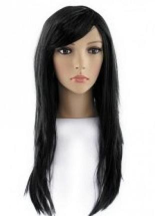 Парик ровный (черный)
