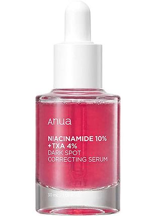 Сироватка для освітлення anua niacinamide 10% + txa 4% serum з ніацинамідом, 30 мл
