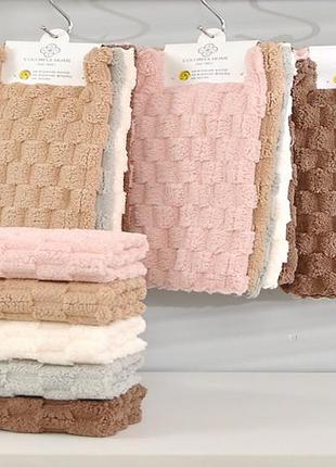 Рушники квадратні кухонні мікрофібра в клітину 30х25 см. мінімальне замовлення - 5 штук