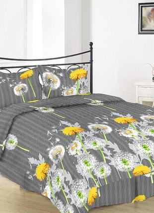 Наволочка вилена бязь голд 70х70 размер одуванчики на темном