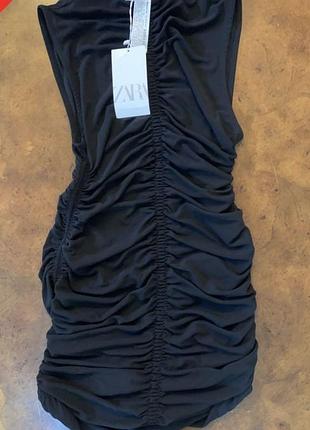 Чорна сукня zara (нова, з біркою)
