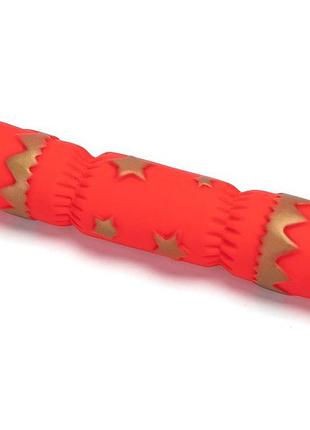 Игрушка новогодняя для собак винил палочка волшебная д16*ш3.6см