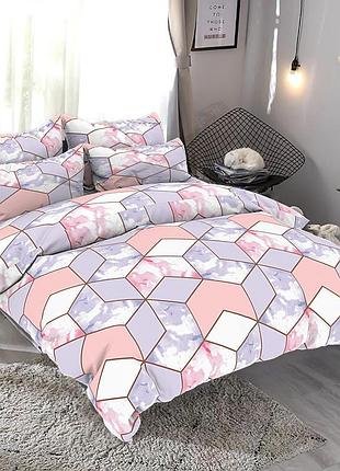 Простынь на резинке бязь голд цветная абстракция размер 90х200+25