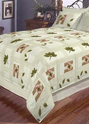 Простирадло на гумці бязь голд люкс 180×200×25 см khaki