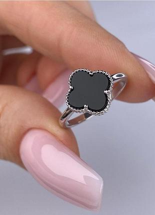 Кільце срібне з оніксом