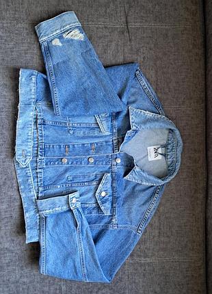 Джинсовка zara l 6