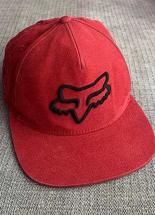 Чоловіча кепка fox red logo instill 2.0 snapback