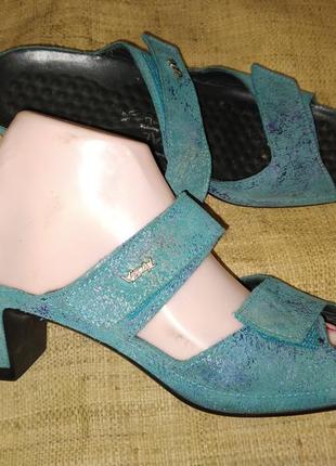 40р-26 см шкіра шльопанці vital made in austria стан ідеальне