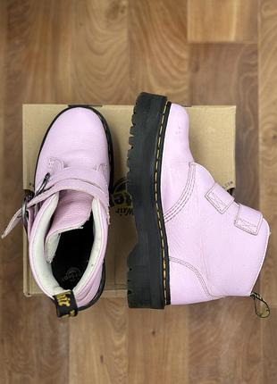 Черевики dr. martens devon heart pink lavender 39 оригінал2 фото