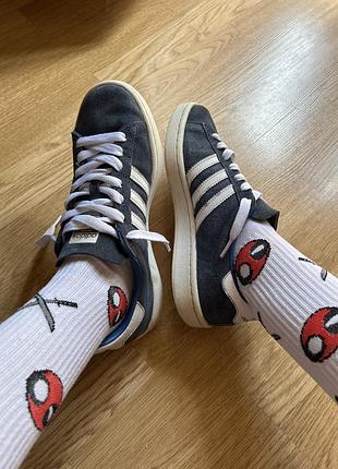 Кеди адідас кампус сині