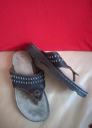 Кожаные мужские вьетнамки 7/40