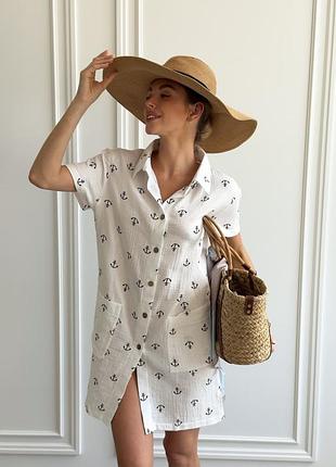 Ніжна туніка з мусліну