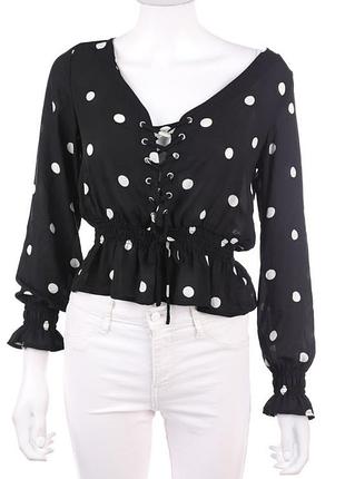 Блуза в горошок 3