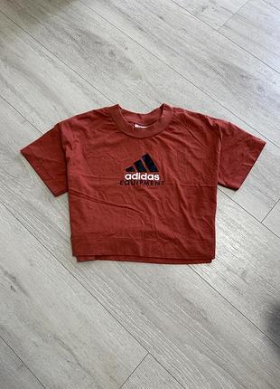 Жіноча вкорочена футболка adidas equipment vintage