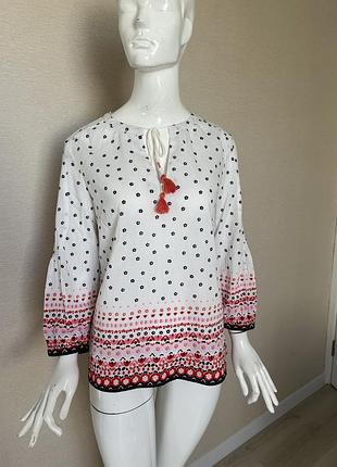 Гарна натуральна блуза з бавовни boden