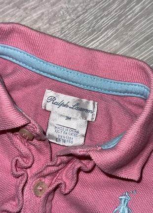 Бодик ralph lauren 0-3мес 4