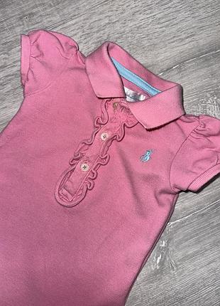 Бодик ralph lauren 0-3мес 2