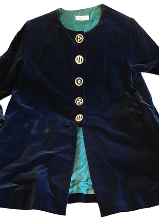 Yves saint laurent /rive gauche/оксамитовий vintage тренч. розмір m