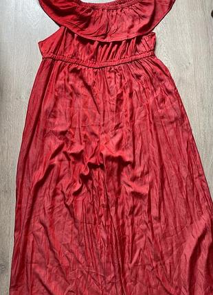 Червоний комбінезон великий розмір🔥